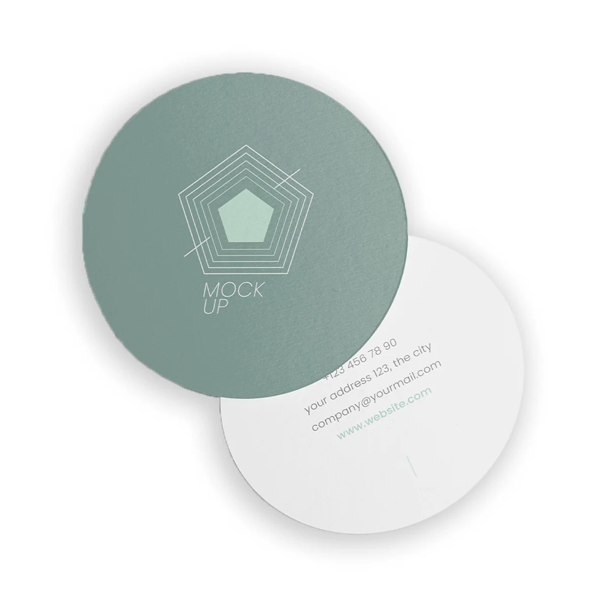 Round Business Cards