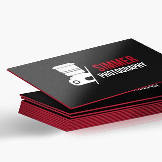 Painted Edge Business Cards