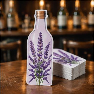 Bottle Die Cut Cards