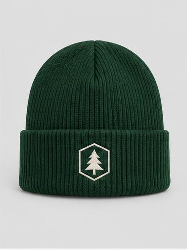 Embroidered Knit Beanie