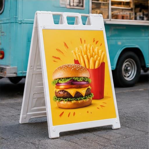 Plastic Sandwich Board Printing