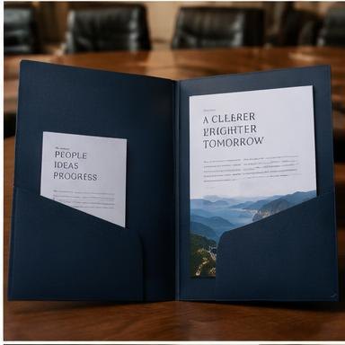 Silk Presentation Folders